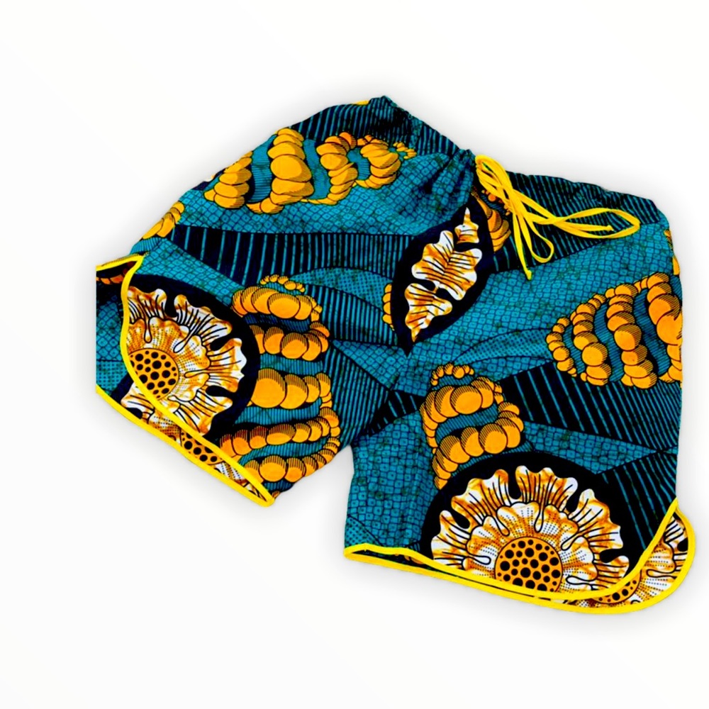 Aqua Nkechi Designs Landmark Shorts